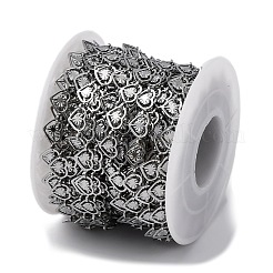 304 Stainless Steel Heart Link Chains&nbsp;CHS-B006-11P