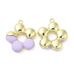 Spray Painted Alloy Pendant&nbsp;PALLOY-H128-04G