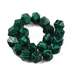 Synthetic Malachite Dyed Beads Strands&nbsp;G-T38-29