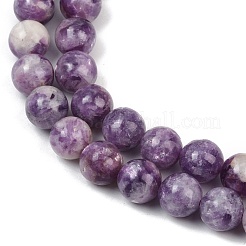 Natural Lepidolite Beads Strands&nbsp;G-U026-A06-10mm