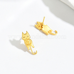 Cute Cat Stud Earrings for Women&nbsp;DX2509