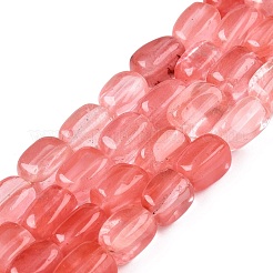 Cherry Quartz Glass Beads Strands&nbsp;G-T138-100