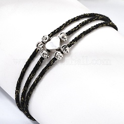 Polyester Multi-Strand Bracelets&nbsp;FB-CBA983F-02P-05