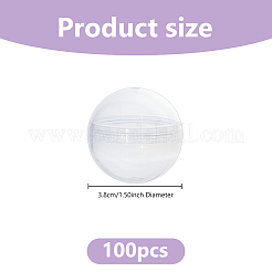 100Pcs PP Vending Machine Egg Capsules&nbsp;AJEW-DC0004-14