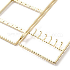 Iron Jewelry Display Folding Screen Stands with 2 Folding Panels&nbsp;ODIS-F001-02G
