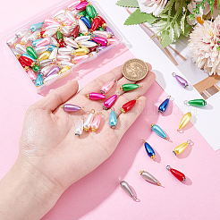 96Pcs ABS Plastic Imitation Pearl Pendatns&nbsp;PALLOY-HY00109
