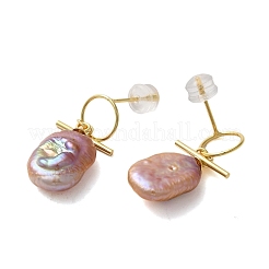 Sterling Silver Studs Earrings&nbsp;EJEW-K273-26G