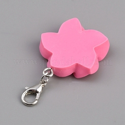 Resin Flower Pendant Decoration&nbsp;HJEW-WH0042-143A