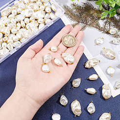 100Pcs 5 Style ABS Plastic Imitation Pearl Beads Pendant&nbsp;KY-AR0001-12