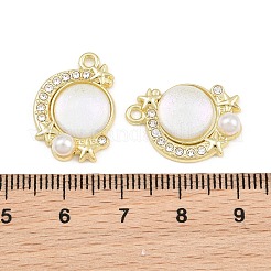 Alloy Crystal Rhinestone Pendants&nbsp;AL-CBA8C77-01G-G