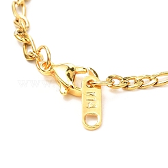 304 Stainless Steel Figaro Chains Bracelet for Men Women&nbsp;BJEW-JB06937