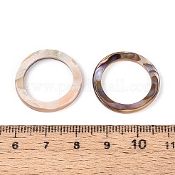 Natural Paua Shell Linking Rings&nbsp;SSHEL-N041-01B