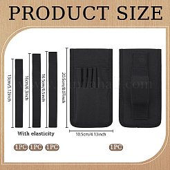 Oxford Cloth Elastic Band Pen Case for Notebook&nbsp;AJEW-WH0455-304
