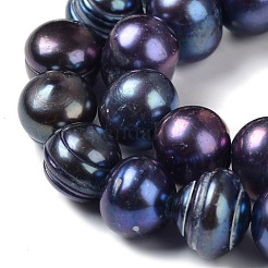 Natural Cultured Freshwater Pearl Dyed Beads Strands&nbsp;PEAR-P005-03A-01