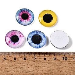 Printed Transparent Glass Cabochons&nbsp;GL-CBAA22A-08