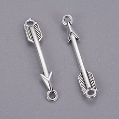 Tibetan Style Alloy Arrow Links connectors&nbsp;X-TIBE-3497-AS-LF