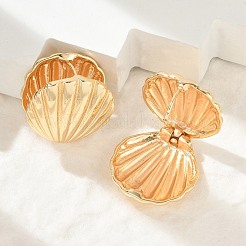 Brass Hoop Earrings for Women&nbsp;EJEW-U041-07G