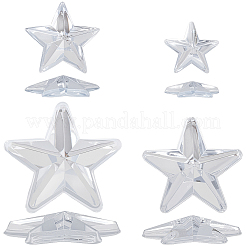 100Pcs Acrylic Rhinestone Cabochons&nbsp;OACR-CY0001-01