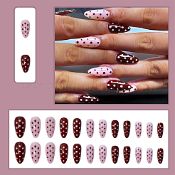 1 Bag Polka Dot Plastic Press On False Nails&nbsp;MRMJ-CP0001-65A