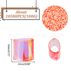 100G Plastic Tube Beads&nbsp;KY-HY0001-15C