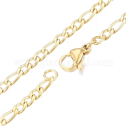 Men's 201 Stainless Steel Figaro Chains Necklace&nbsp;NJEW-N050-A08-3-50G