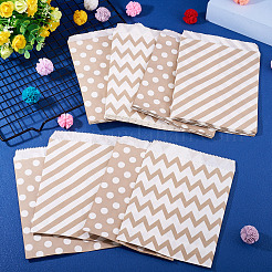 45Pcs 3 Styles Rectangle Kraft Paper Bags&nbsp;CARB-TA0001-14B