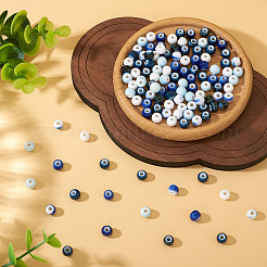 120Pcs 6 Colors Handmade Porcelain Beads&nbsp;PORC-TA0001-21