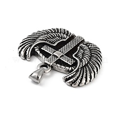 Retro 304 Stainless Steel Big Pendants&nbsp;STAS-I205-22AS-B