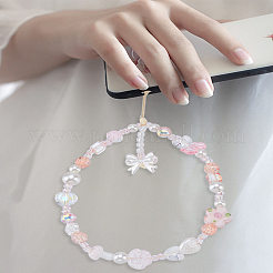 1Pc Acrylic Beads Mobile Straps for Women&nbsp;HJEW-LP0001-28