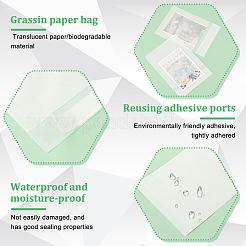 Waxed Paper Storage Bags&nbsp;ABAG-WH0052-06A