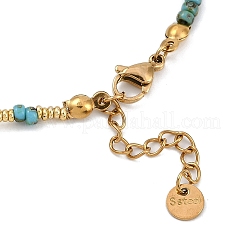 304 Stainless Steel Seed Bead Bracelets for Women&nbsp;BJEW-U012-02G