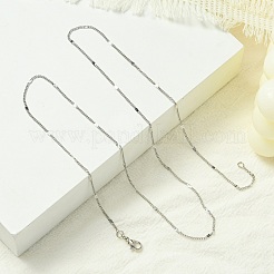 2mm Rack Plating Brass Twisted Chain Necklaces for Women Men&nbsp;MAK-L044-61P