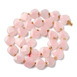 Natural Rose Quartz Beads Strands&nbsp;G-B044-B13-01