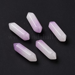 Natural Purple White Jade Healing Stones&nbsp;G-K330-65