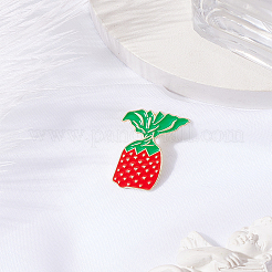 1Pc Strawberry Enamel Pins&nbsp;JEWB-LP0004-63