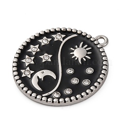 Alloy Enamel Pendants&nbsp;PALLOY-R162-02P
