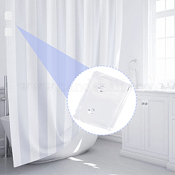 5 Sets Self Adhesive ABS Plastic Shower Curtain Clips&nbsp;DIY-CN0003-12