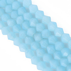 Faceted Bicone Opal Beads Strands&nbsp;EGLA-P017-01B