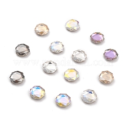 K9 Faceted Glass Rhinestone Cabochons&nbsp;GLAA-H106-F01-M
