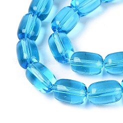 Transparent Glass Beads Strands&nbsp;GLAA-T028-14T-A02