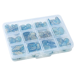 12 Styles Plating Acrylic Beads&nbsp;FIND-YW0003-05