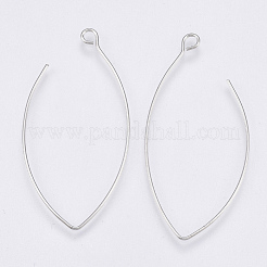 Brass Earring Hooks&nbsp;KK-T037-08P-NF