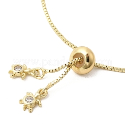 1MM Brass Box Chain Slider Bracelet Making&nbsp;MAK-K024-05G