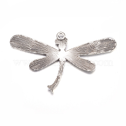 Tibetan Style Alloy Big Pendants&nbsp;PALLOY-A15628-AS