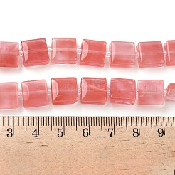 Cherry Quartz Glass Beads Strands&nbsp;G-F802-B07-01