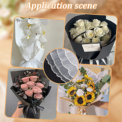 Polyester Flower Bouquet Wrapping Mesh Paper&nbsp;DIY-WH0542-38B