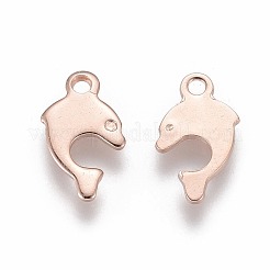 201 Stainless Steel Charms&nbsp;STAS-H436-64RG