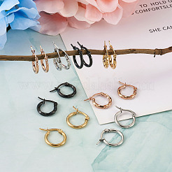Stainless Steel Hoop Earrings&nbsp;STAS-TA0001-23A