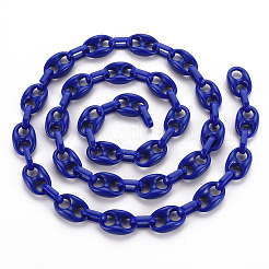 Handmade Opaque Acrylic Link Chains&nbsp;LS-CHAC-ZX0001-01B
