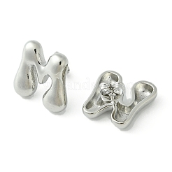 Rack Plating Brass Earrings&nbsp;EJEW-S222-01P-M